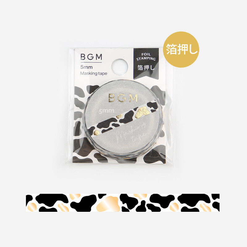 BGM Cowhide thin washi tape - Paper Kooka Australia