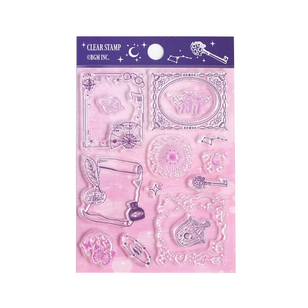 BGM Diary Clear Stamps Star & Moon Poem - Paper Kooka Stationery Australia