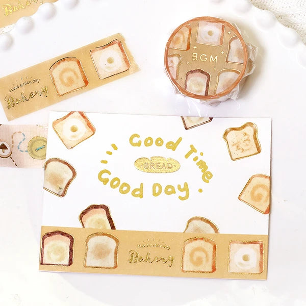 BGM Everyday Toast decorative tape - Paper Kooka Stationery Australia