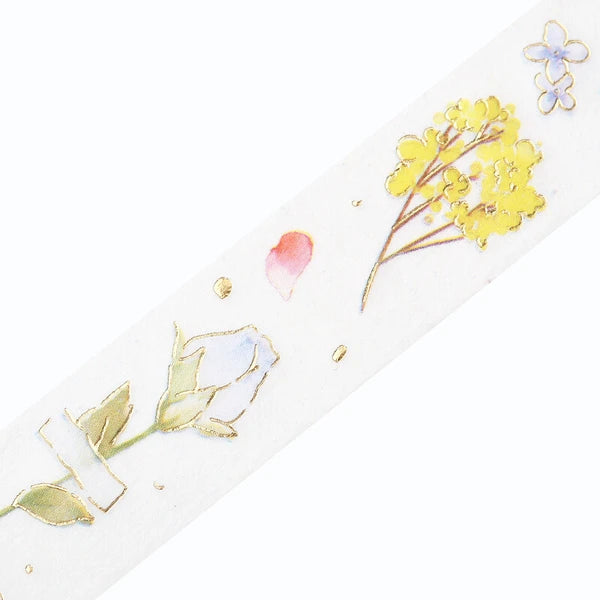 BGM Flower Poem masking tape - Paper Kooka Australia