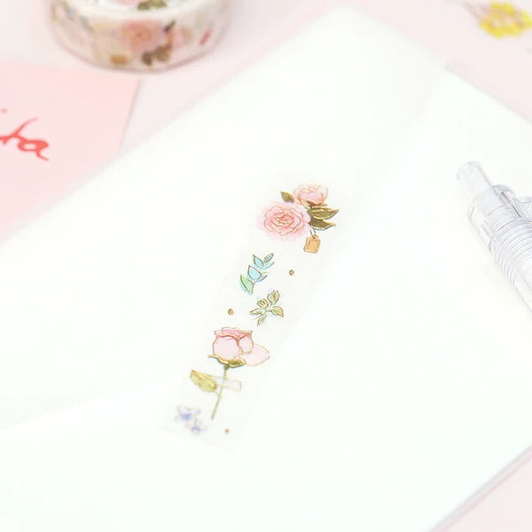 BGM Flower Poem washi tape - Paper Kooka Australia