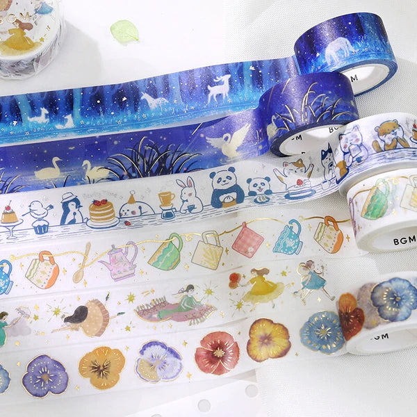 BGM Flying Girl washi tape collection - Paper Kooka Stationery Australia