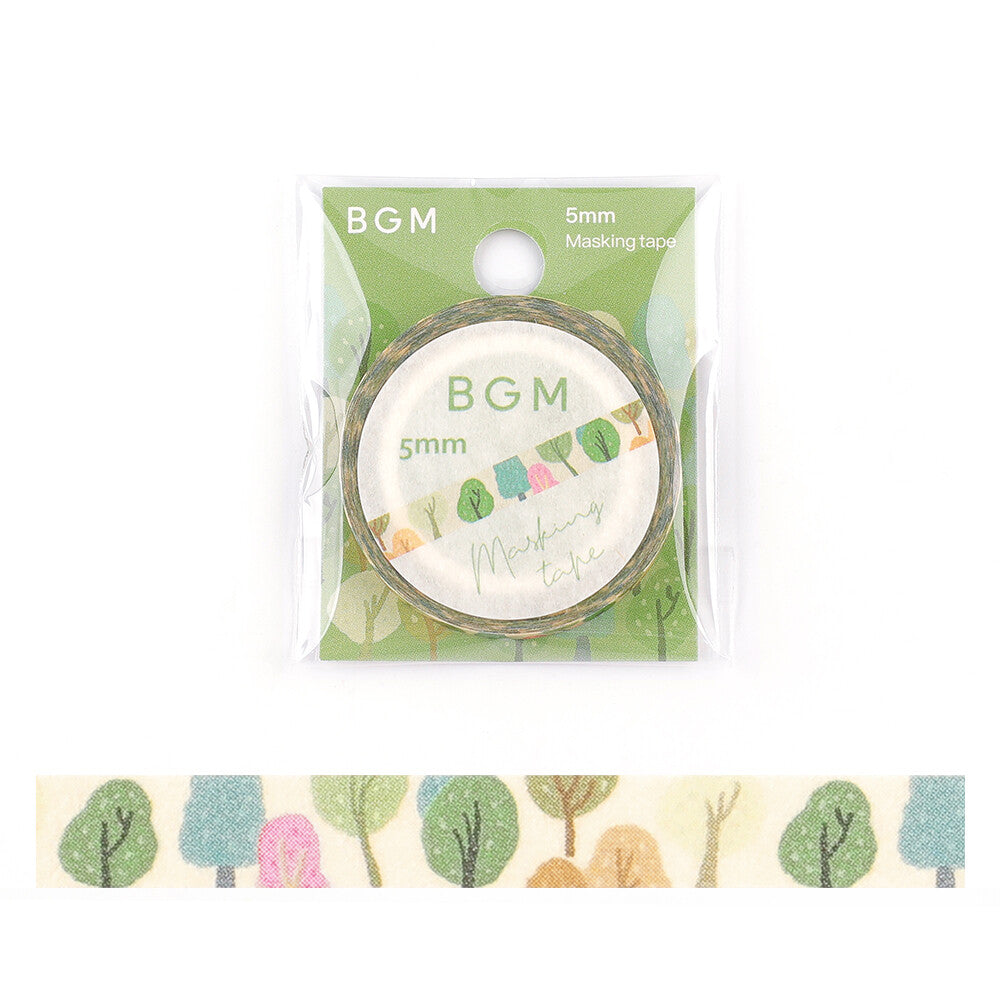 BGM Forest of Dreams thin washi tape - Paper Kooka Stationery Shop Autralia