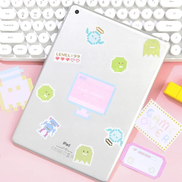 BGM GameshioMy Pixel Memo Stickers Collection - Paper Kooka Stationery Shop Australia