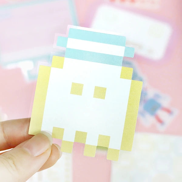 BGM GameshioMy Pixel Memo Stickers Collection - Paper Kooka Stationery Shop Australia