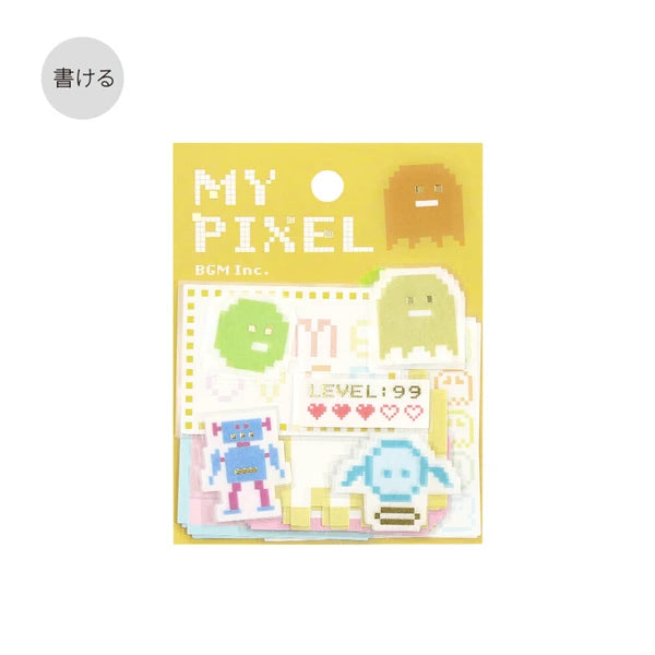 BGM GameshioMy Pixel Memo Stickers Collection - Paper Kooka Stationery Shop Australia