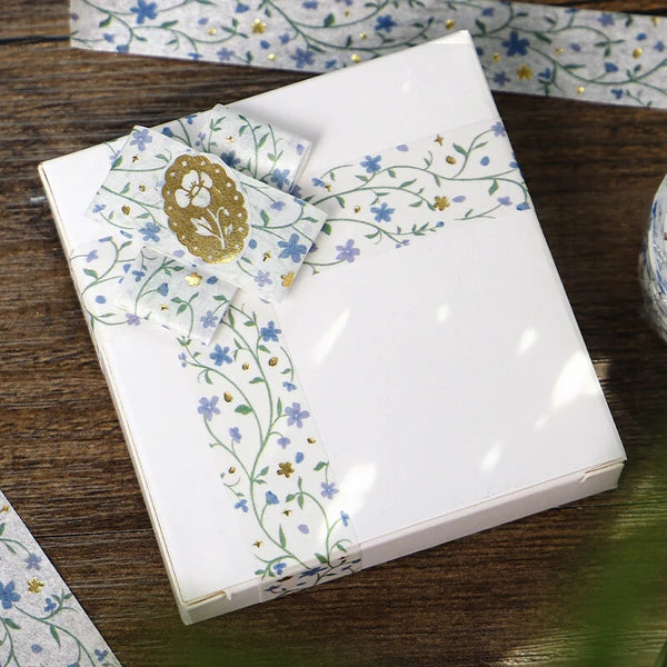 BGM Hana No Mai - Flower & Grass Handkerchief Collection decorative tape for arts and crafts - Paper Kooka Stationery Australia