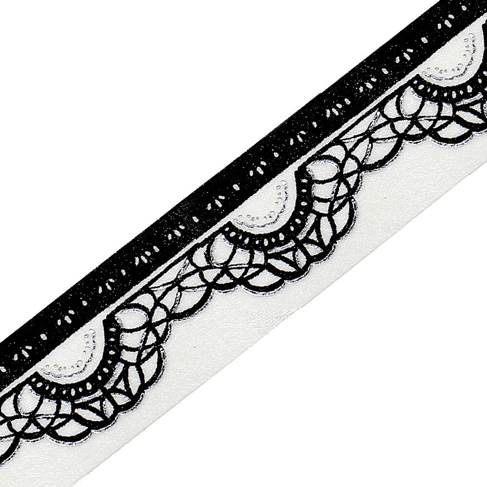 BGM Lace Monotone decorative tape - Paper Kooka Stationery Shop Australia