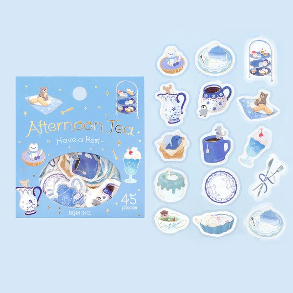 Afternoon Tea Party Stickers | Let's take a breather