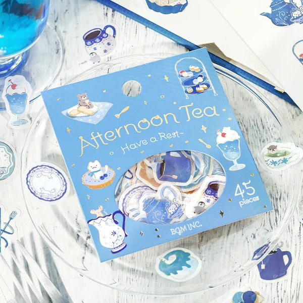 Afternoon Tea Party Stickers | Let's take a breather