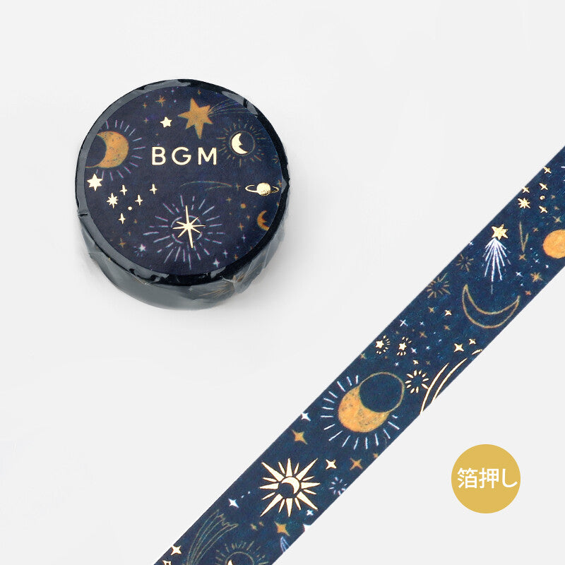 BGM On a Starry Night washi tape - Paper Kooka Australia