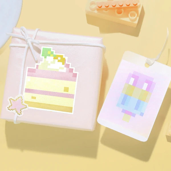 BGM Oyattabemasho My Pixel Memo Stickers - Paper Kooka Stationery Shop Australia