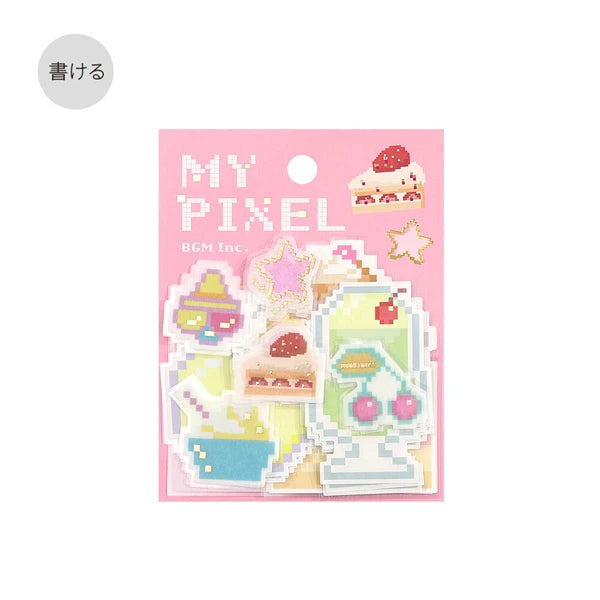 BGM Oyattabemasho My Pixel Memo Stickers - Paper Kooka Stationery Shop Australia