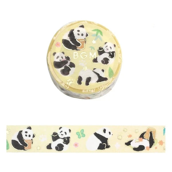 BGM Panda Paradise washi tape - Paper Kooka Stationery Australia