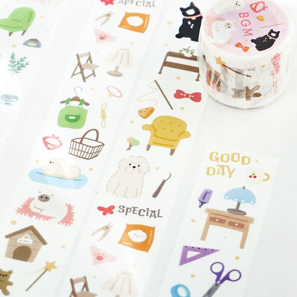 BGM Pet - Open for business wide washi tape collection - Paper Kooka Stationery Australia