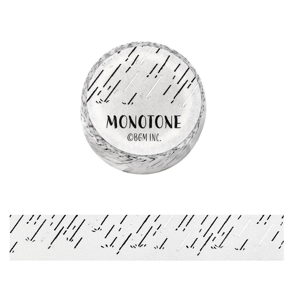 BGM Rain Monotone washi tape - Paper Kooka Stationery Australia