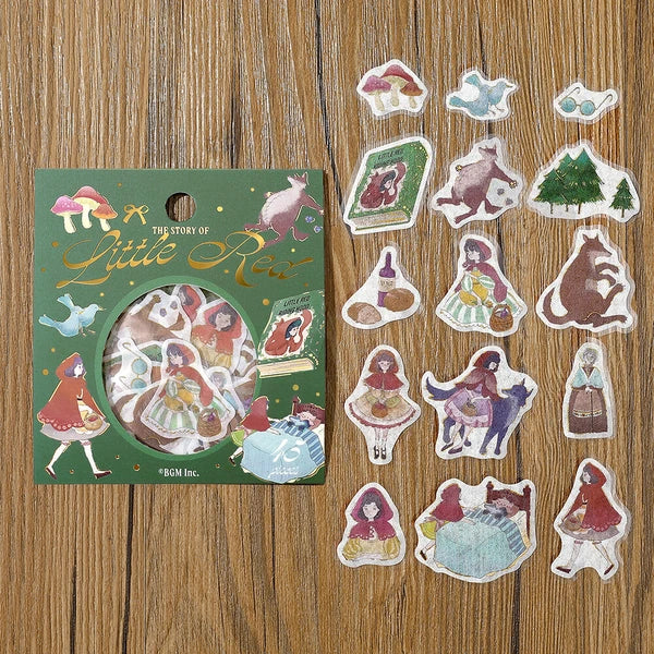 BGM Red Riding Hood Fairy Tale Stickers - Paper Kooka Stationery Shop Australia