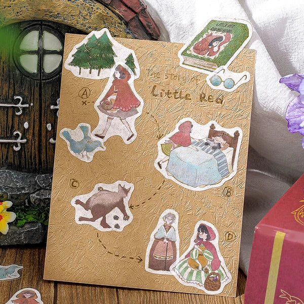 BGM Red Riding Hood Fairy Tale Stickers - Paper Kooka Stationery Shop Australia