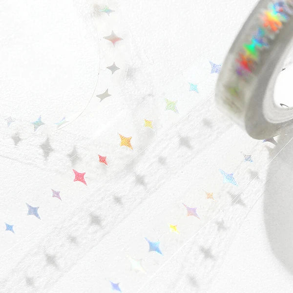 BGM Returning Star thin colourful semi-transparent tape collection - Paper Kooka Stationery Australia