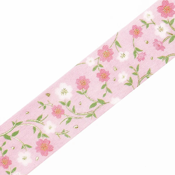 BGM Sakura - Flower Pattern masking tape - Paper Kooka Stationery Australia