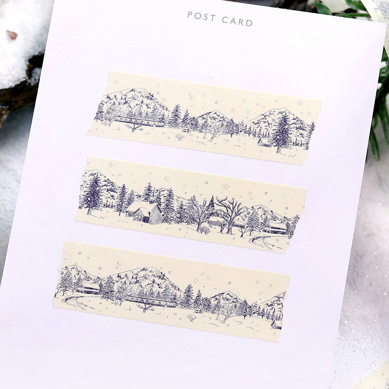 BGM Sketch Winter Limited washi tape Christmas cardmaking - Paper Kooka Stationery Australia