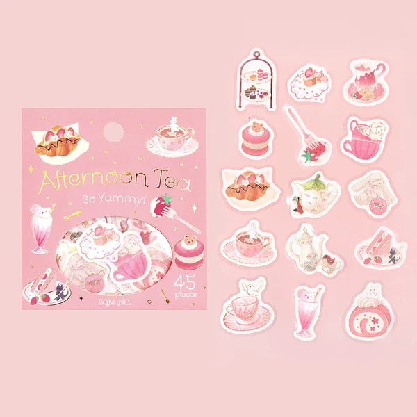 Afternoon Tea Party Stickers | Snacks for you!