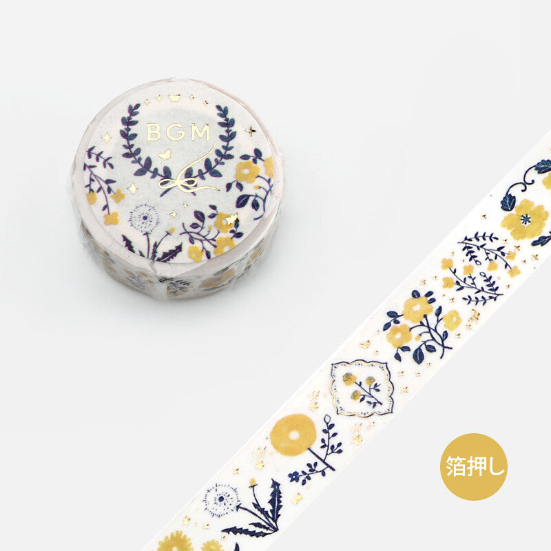 BGM Spring Wind Telling the Tidings of Flowers washi tape - Paper Kooka Australia