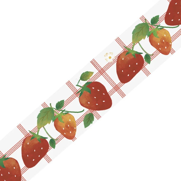 BGM Strawberry - Cafe a la mode Cute Clear PET Tape - Paper Kooka Australia