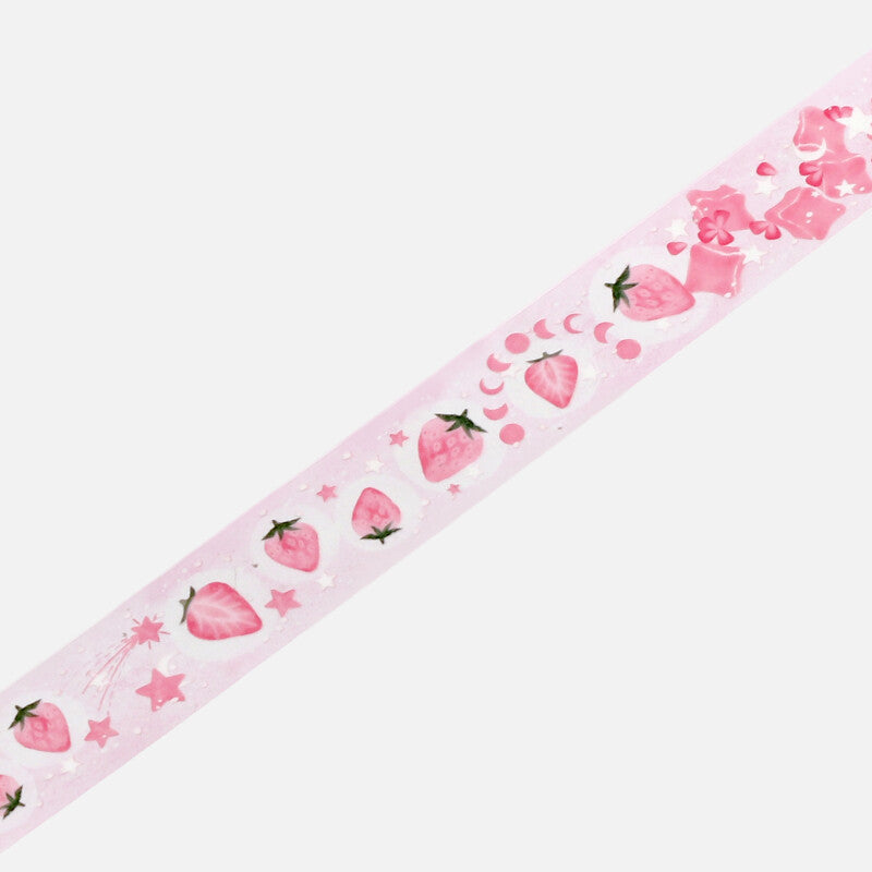 BGM Strawberry Soda Pop Transparent PET Tape - Paper Kooka Australia