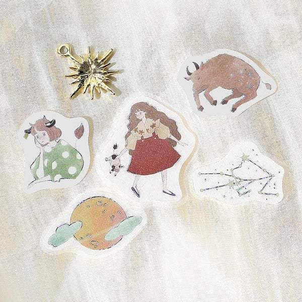 Constellation Girls Stickers | Taurus & Gemini & Cancer