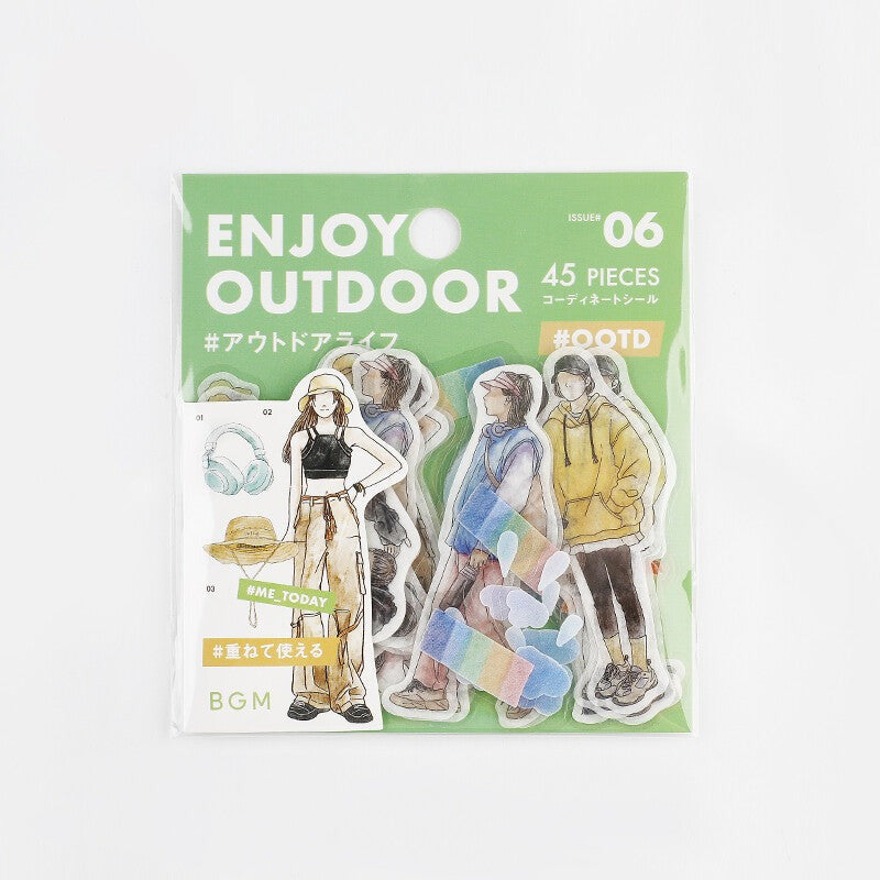 Enjoy Outdoor : Today's Me PET & Washi Deco Stickers
