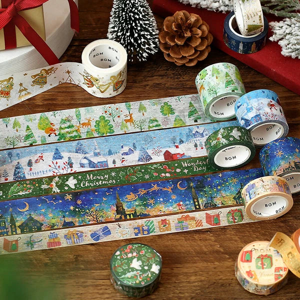 BGM Winter Only Gifts washi tape collection - Paper Kooka Australia