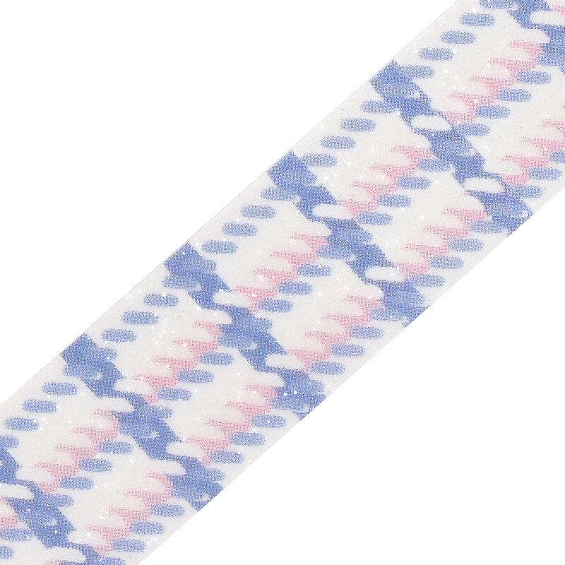 BGM Yogurt Check masking tape with pastel blue and pink pattern - Paper Kooka Stationery Shop Australia