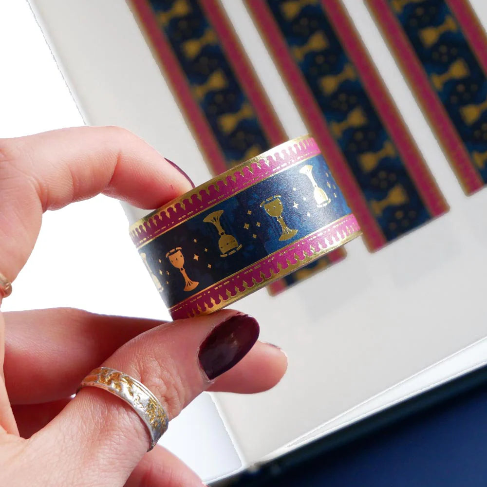 Blood Spilled Washi Tape - Blue