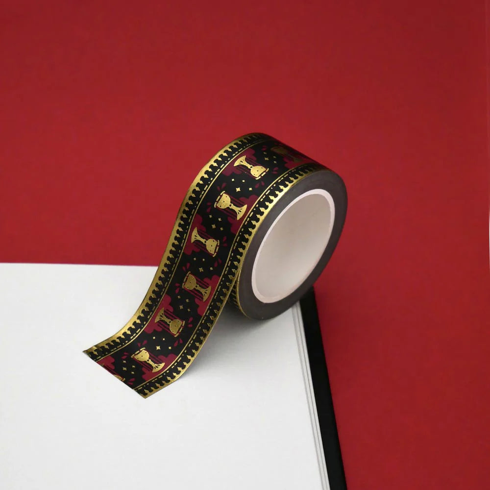 Blood Spilled Washi Tape - Black
