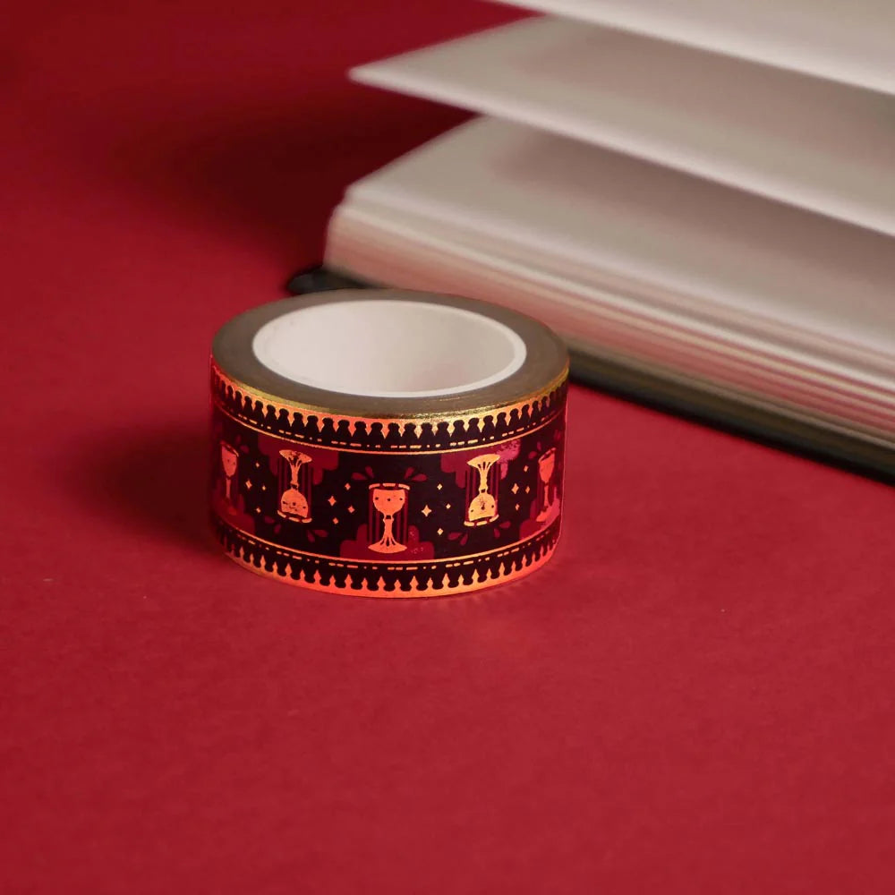 Blood Spilled Washi Tape - Black