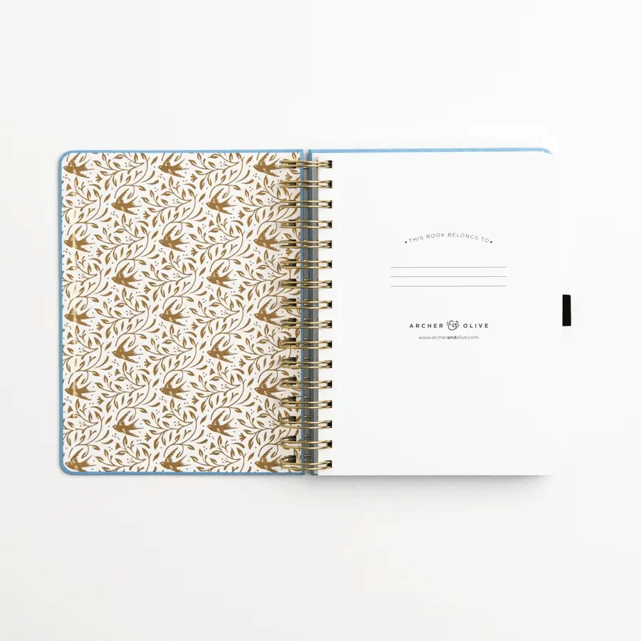 2026 B5 Dated Planner Wire-O-Bound | Songbird