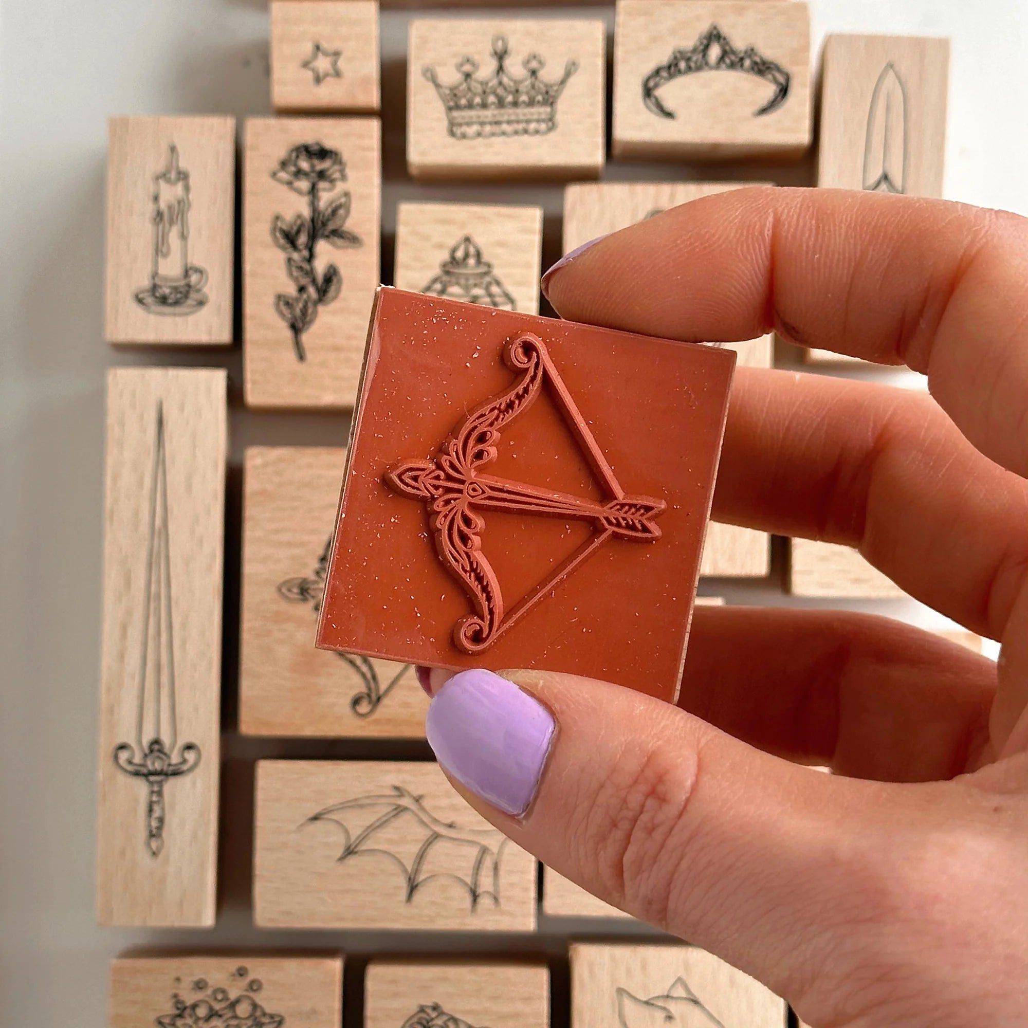 Fantasy & Fiction Stamp Set by The Quirky Cup Collective - Paper Kooka Stationery Shop Australia