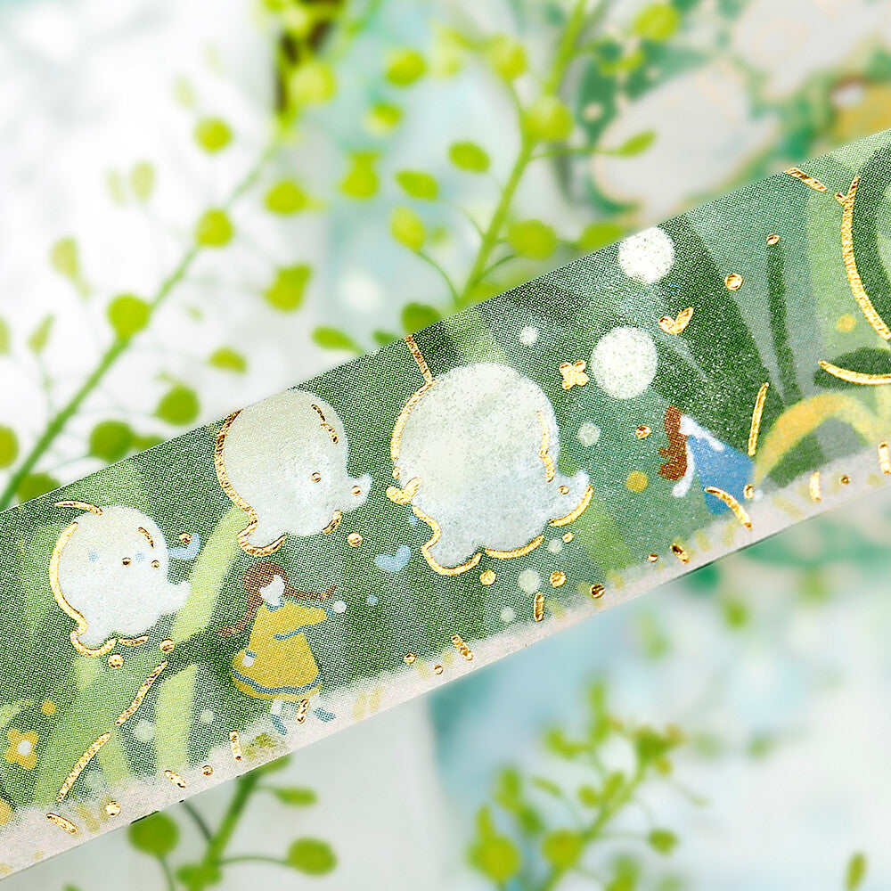 Hana Akari masking tape from Flower Story Collection - Paper Kooka Australia