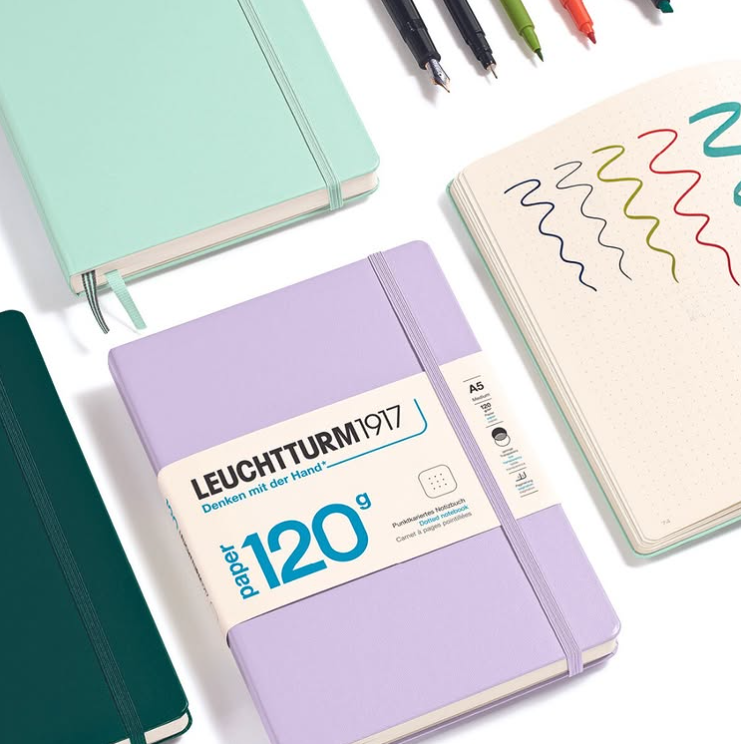 Leuchtturm1917 120g dotted notebooks collection - Paper Kooka Stationery Shop Australia