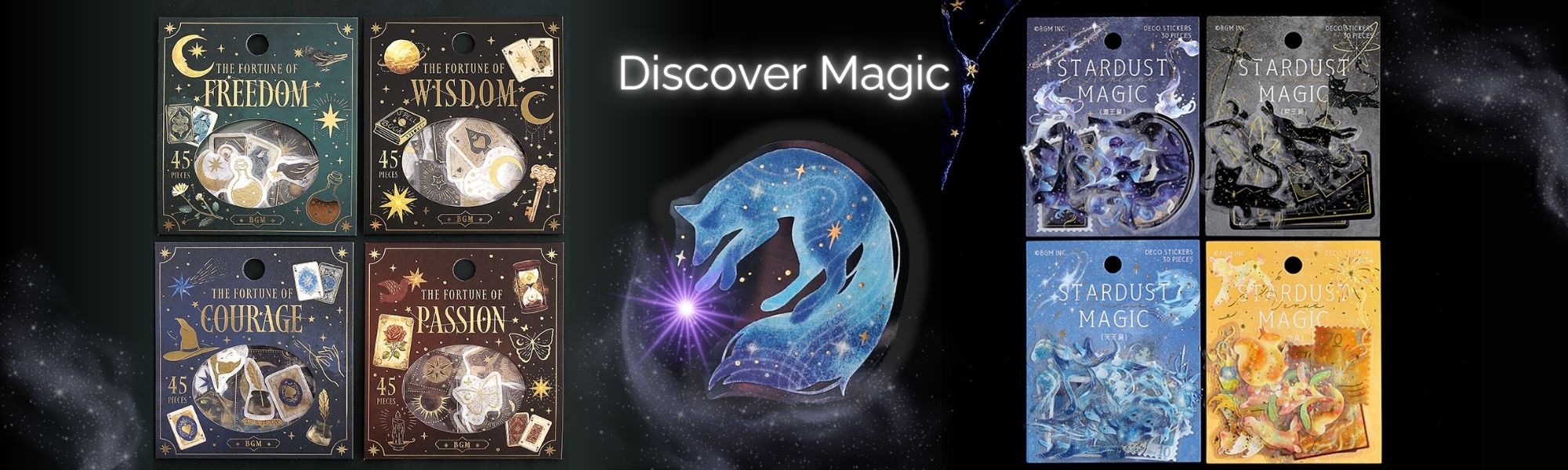 Discover the Magic: Fortune & Stardust Magic Sticker Collections - Paper Kooka Stationery Shop Australia