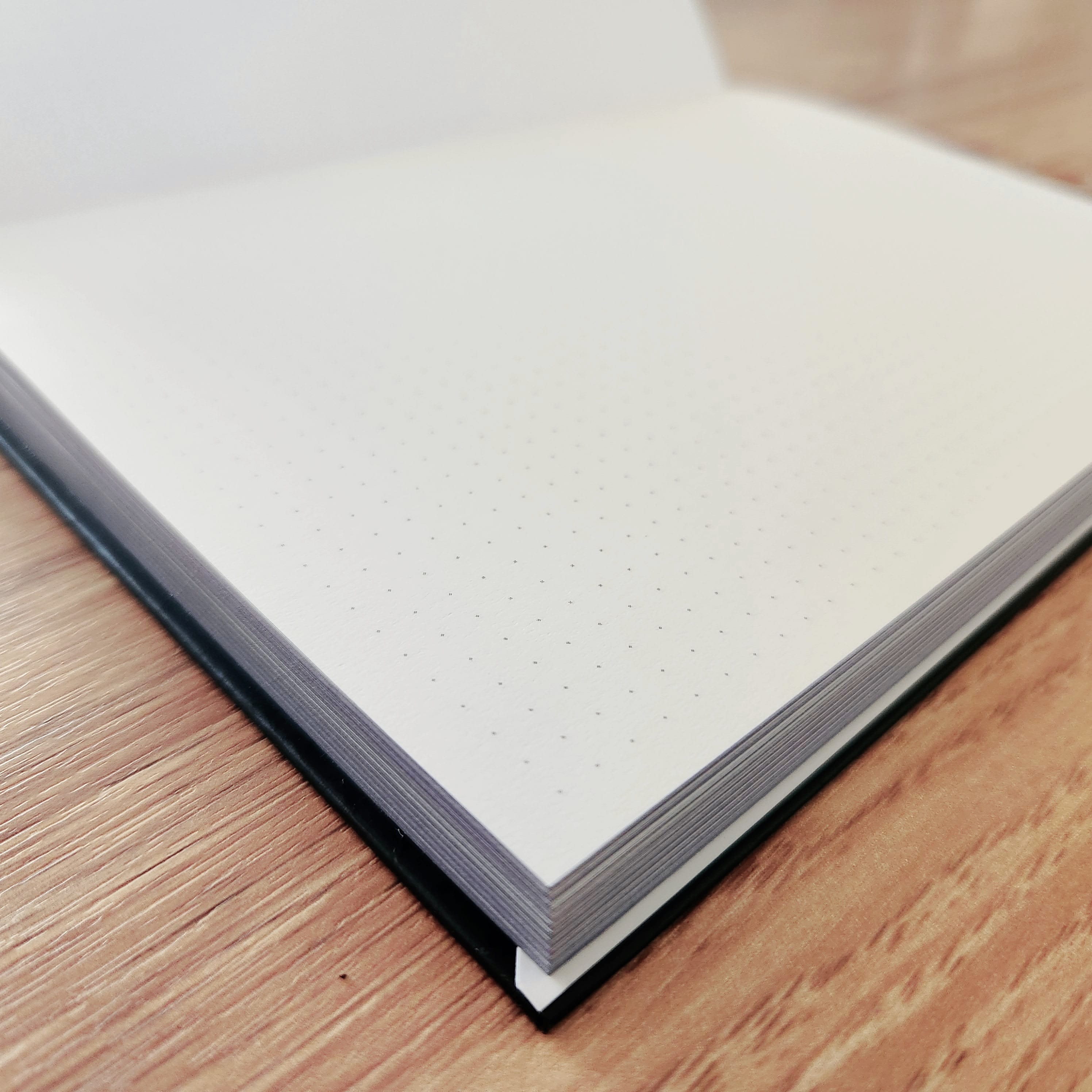 Memmo A5 Dotted Notebook Forest Floor with 100gsm dot grid paper and green hardcover - Paper Kooka Australia
