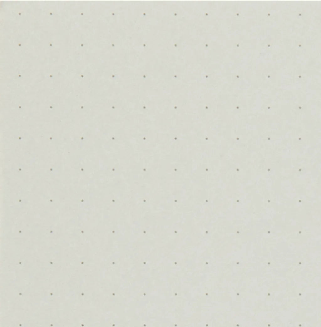 Midori A5 Grey Dotted Notepad dot grid paper - Paper Kooka Australia