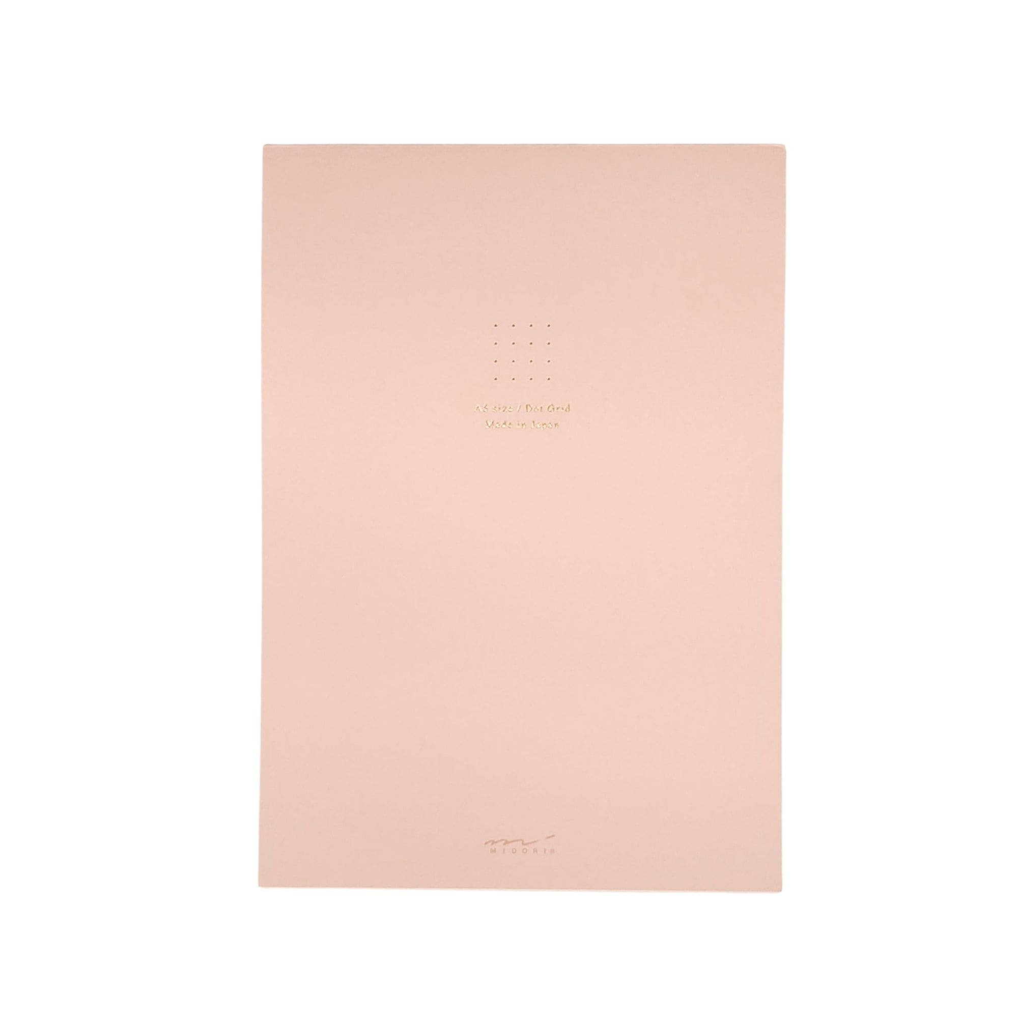 Midori A5 Pink Dotted Notepad cover - Paper Kooka Australia