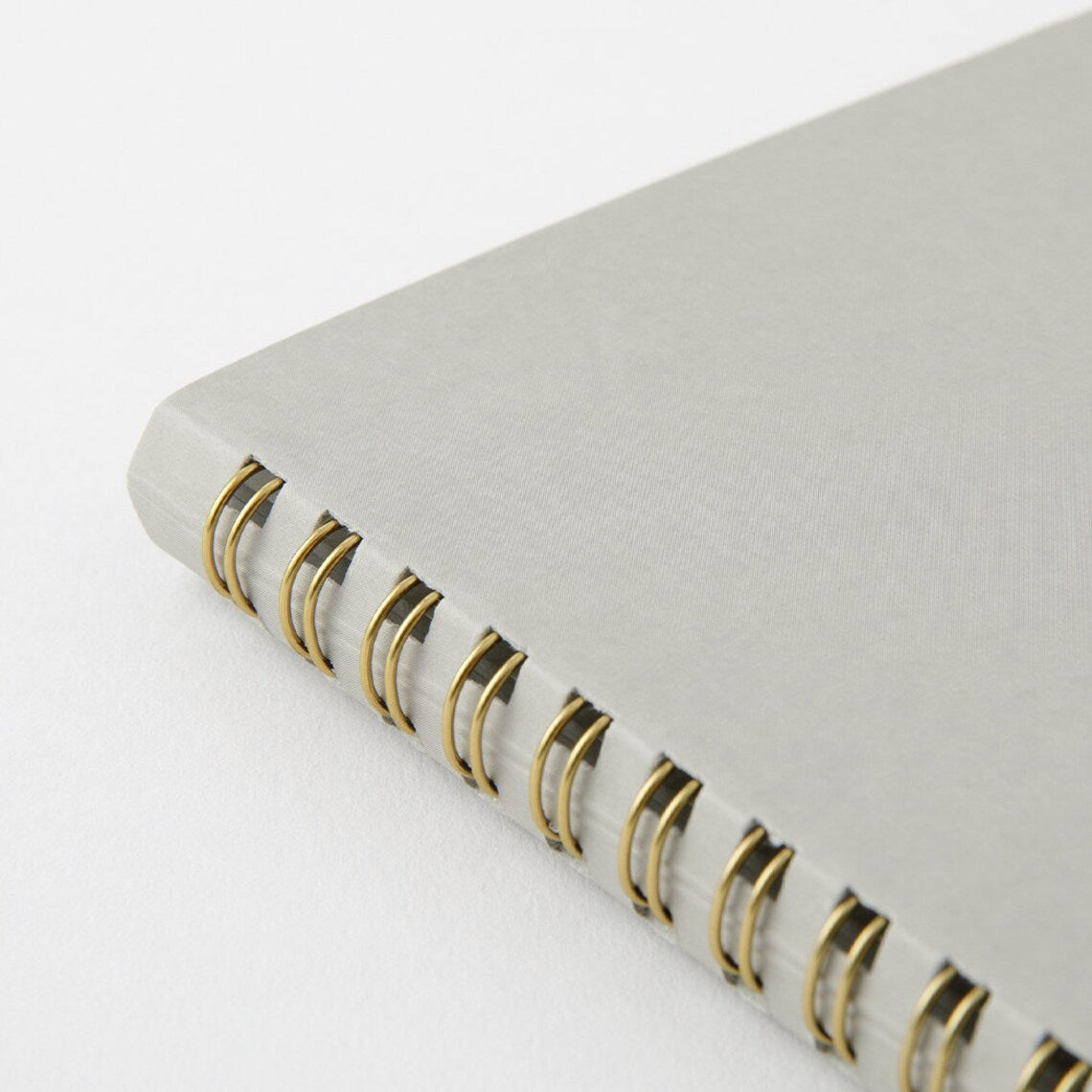 Midori Grey A5 Ring Dotted Notebook binding - Paper Kooka Australia
