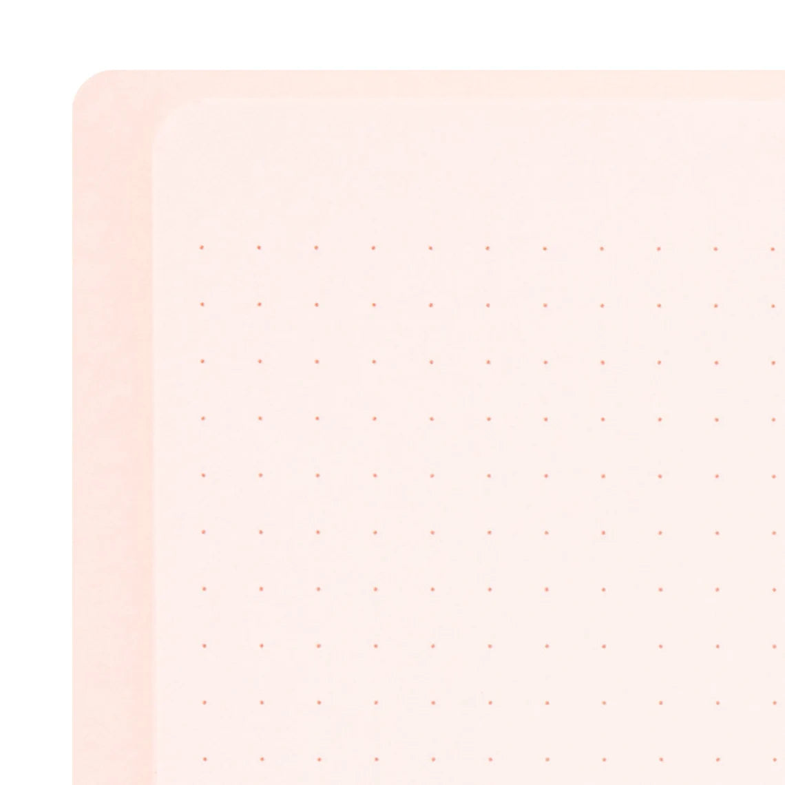 Midori Pink A5 Ring Dotted Notebook smooth pink paper - Paper Kooka Australia