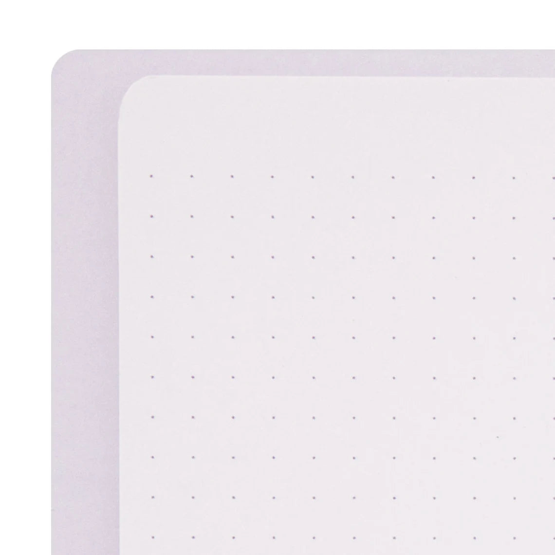 Midori Purple A5 Ring Dotted Notebook smooth purple paper - Paper Kooka Australia