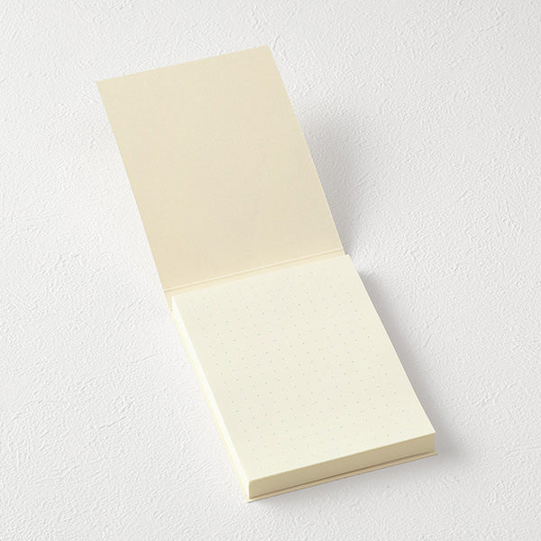 Midori A7 Sticky Memo Notepad - Dot Grid - open - Paper Kooka Australia