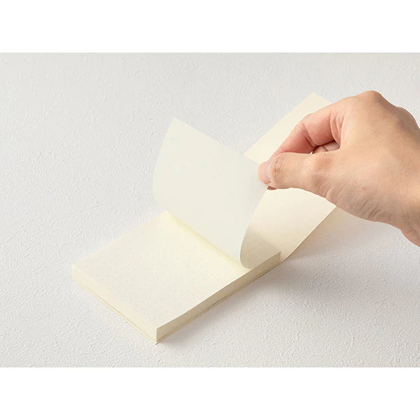 Midori A7 Sticky Memo Notepad - Dot Grid - single sheet - Paper Kooka Australia
