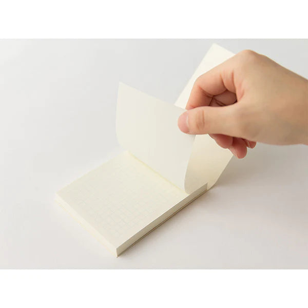 Midori A7 Sticky Memo Notepad - Grid - single sheet - Paper Kooka Australia